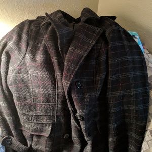 George hooded peacoat 4x